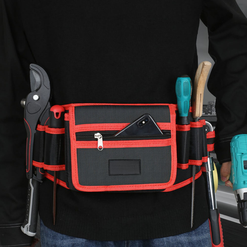Wear Resistant Tool Waist Pouc - Heavy Equipment Electrician 评论和价格